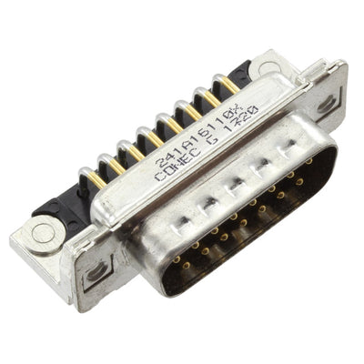 241A16110X by Conec - CONNECTOR D-SUB PLUG 15POS R/A SLDR