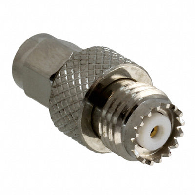 242116 by Amphenol RF - CONNECTOR ADAPT SMA PLUG-UHF MINIJACK
