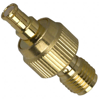 242127 by Amphenol RF - CONNECTOR ADAPT MCX PLUG TO SMA JACK