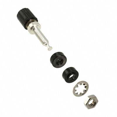 2439-0# by Pomona Electronics - CONNECTOR BIND POST MINI KNURLED BLK