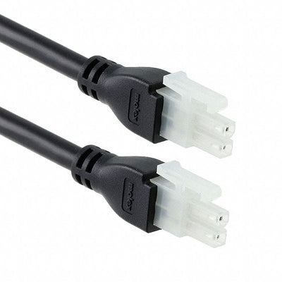 2451350205 by Molex - MINIFIT JR 2 CIRCUIT BLACK 500MM