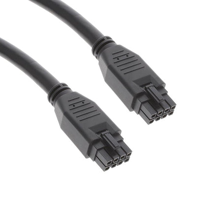 2451360810 by Molex - MEGAFIT 8CKT BLACK 1M OVERMOLDED