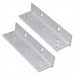 24564197 by Schroff - 3U 19"" BRCKTS W/O HDLE HLES 1SET