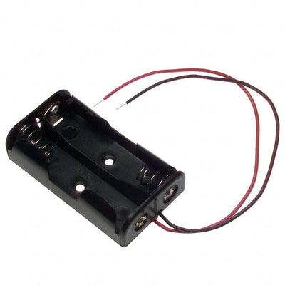 2463 by Keystone Electronics - BATT HOLDER AA 2 CELL 6"" LEADS
