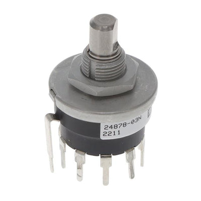 24878-03N by Grayhill Inc. - SWITCH ROTARY 3POS 1A 115V