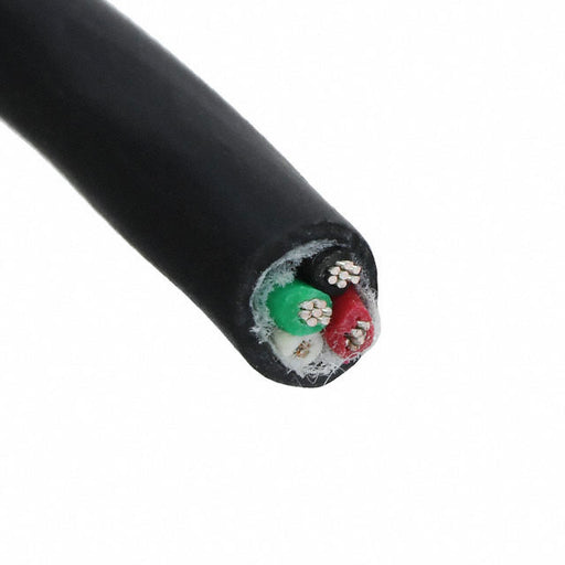 25074 BK199 by Alpha Wire - CABLE 4COND 16AWG BLACK 1000