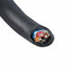25094 BK005 by Alpha Wire - CABLE 4COND 24AWG BLK SHLD 100