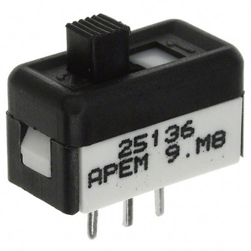 25136NAH by APEM Inc. - SWITCH SLIDE SPDT 4A 125V