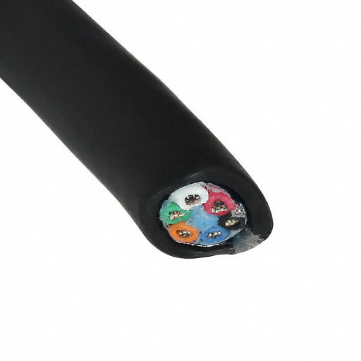 25386 BK199 by Alpha Wire - CABLE 6COND 18AWG BLK SHLD 1000