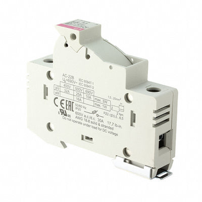2540001 by American Electrical Inc. - FUSE HLDR CART 600V 30A DIN RAIL