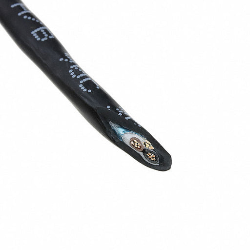 25430/2 BK199 by Alpha Wire - CABLE 2COND 18AWG BLK SHLD 1000