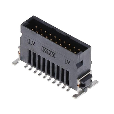 254415-E by TE Connectivity Erni - 20-PIN, VERTICAL, SMT