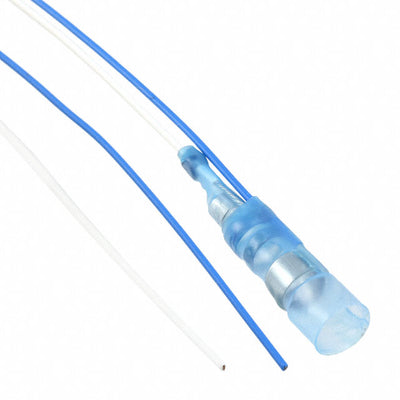 B-020-24-N by TE Connectivity Aerospace, Defense and Marine - SLDR SLEEVE WIRE-PIN 0.250"" BLU