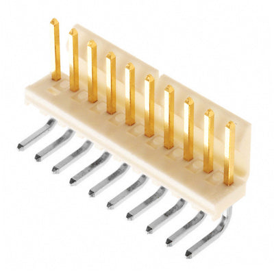 0026615100 by Molex - CONNECTOR HEADER R/A 10POS 3.96MM