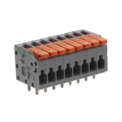 2601-1108 by WAGO Corporation - TERM BLK PCB LEVER 3.5MM 8POS