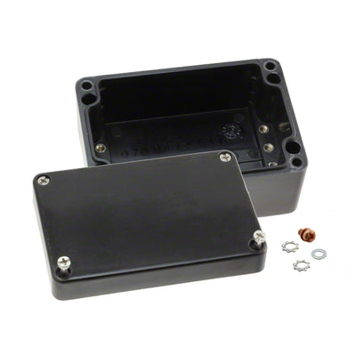 260811060 by Rose Enclosures - BOX FIBERGLASS BLACK 4.33""X2.95