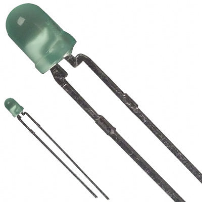 HLMP1790 by onsemi - LED GREEN DIFFUSED T-1 T/H