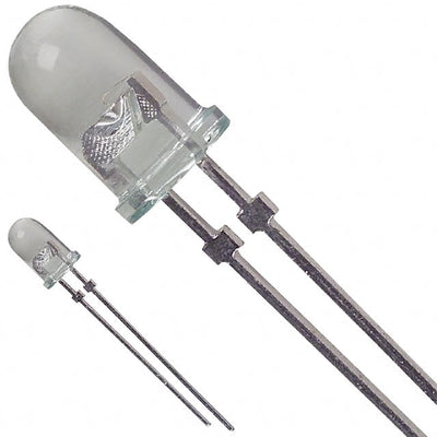 HLMP3950A by Fairchild Semiconductor - LED GREEN CLEAR 5MM ROUND T/H