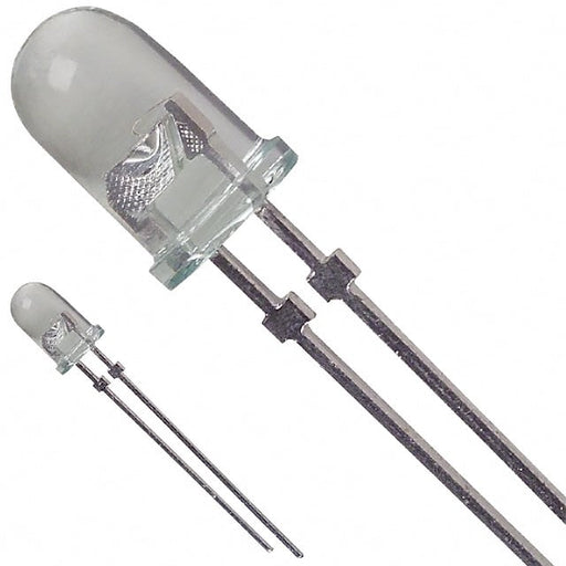 HLMP3950A by Fairchild Semiconductor - LED GREEN CLEAR 5MM ROUND T/H