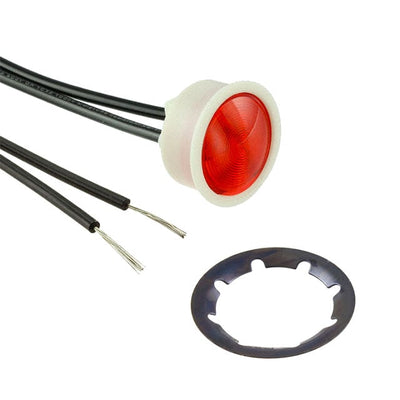 2620K1 by Visual Communications Company - VCC - LAMP NEON RED 120V PC MNT