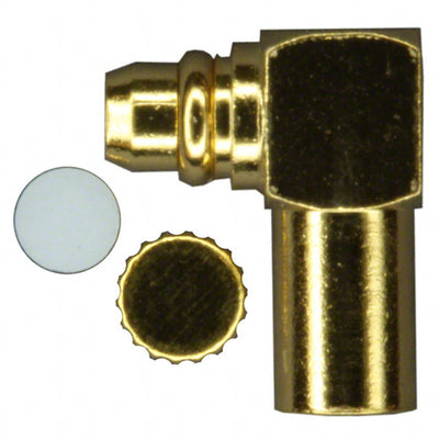 262113 by Amphenol RF - CONNECTOR MMCX PLUG R/A 50 OHM SOLDER
