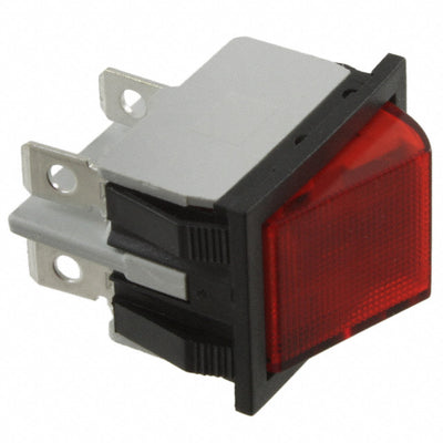 2641LH/2A21600L110V by APEM Inc. - ROCKER SWITCH DPST 16A 125V