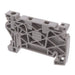 2661280000 by Weidmuller - END BRACKET, WEMID, DARK BEIGE,