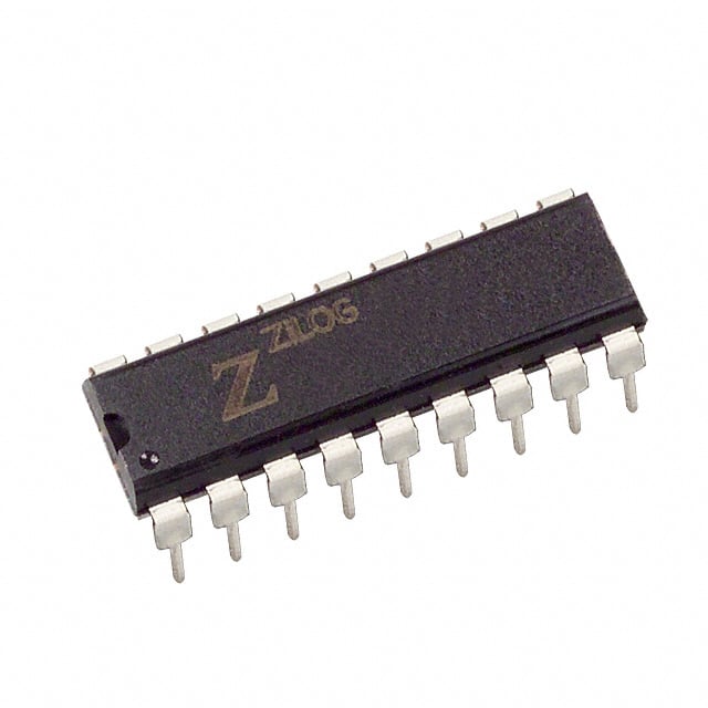 Z86C0412PECR5036 by Zilog - IC MCU 8BIT 1KB ROM 18DIP
