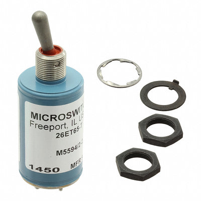 26ET65-T by Honeywell Sensing and Productivity Solutions - SWITCH TOGGLE DPDT 4A 28V