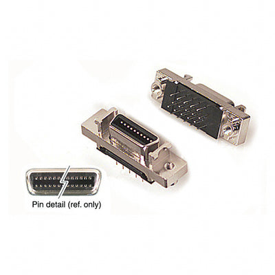 DX20M-20S(50) by Hirose Electric Co Ltd - CONNECTOR MINI HD RCPT 20P PCB SOLDER