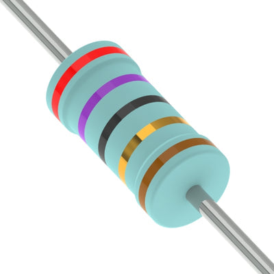 MF0207FTE52-27R by YAGEO - RESISTOR 27 OHM 1% 0.6W AXIAL