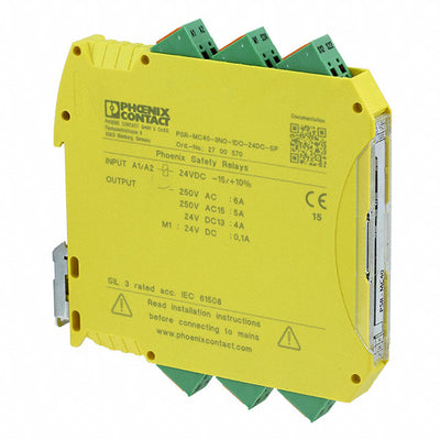 2700570 by Phoenix Contact - RELAY SAFETY 3PST 6A 24V