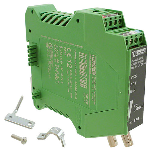 2708083 by Phoenix Contact - FIBER OPTIC CONVERTER DIN RAIL