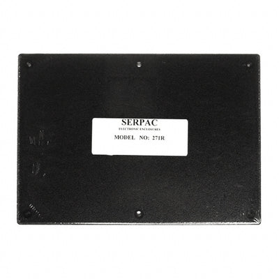 271R,BK by Serpac - BOX ABS BLACK 6.880""L X 4.880""W