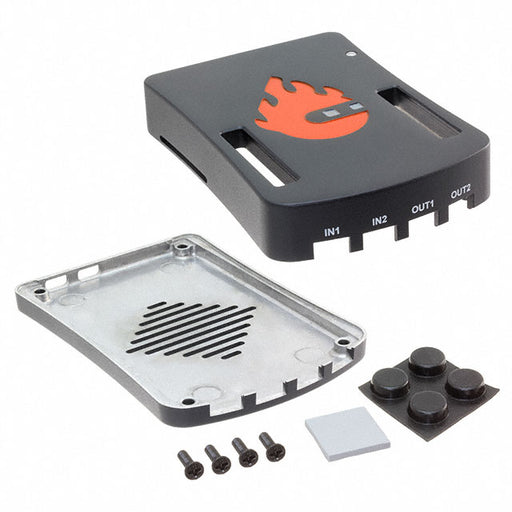 IZD0010 by Red Pitaya d.d. - CASE ALUM BLACK/RED