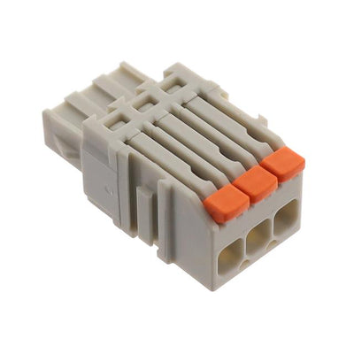 2734-1103/327-000 by WAGO Corporation - TERM BLOCK PLUG 3POS LEVER 14-26