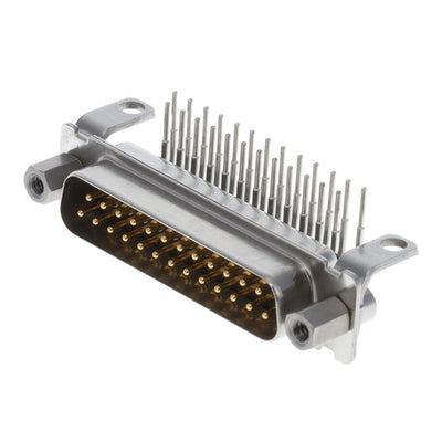 DBMD25PJF225 by ITT Cannon, LLC - CONNECTOR D-SUB PLUG 25POS R/A SLDR