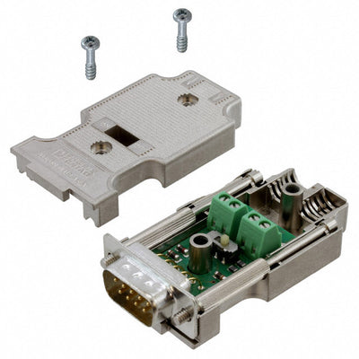 2744380 by Phoenix Contact - CONNECTOR D-SUB PLUG 9POS TERM BLK