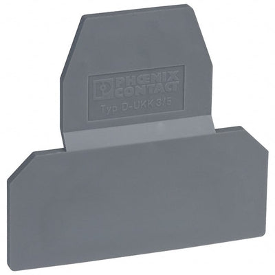 2770024 by Phoenix Contact - CONNECTOR TERM BLK END PLATE RAIL GRY