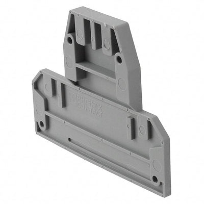 2770859 by Phoenix Contact - CONNECTOR TERM BLK END PLATE RAIL GRY