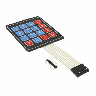 27899 by Parallax Inc. - SWITCH KEYPAD 16 KEY NON-ILLUM