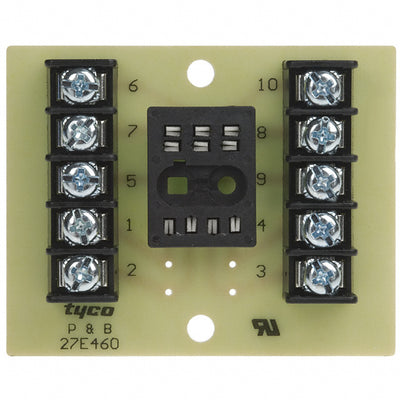 27E460 by TE Connectivity Potter & Brumfield Relays - RELAY SOCKET 10 POS CHASSIS MT
