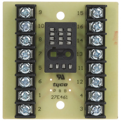 27E461 by TE Connectivity Potter & Brumfield Relays - RELAY SOCKET 16 POS CHASSIS MT
