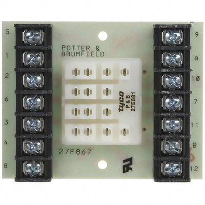 27E867 by TE Connectivity Potter & Brumfield Relays - RELAY SOCKET 14 POS CHASSIS MT