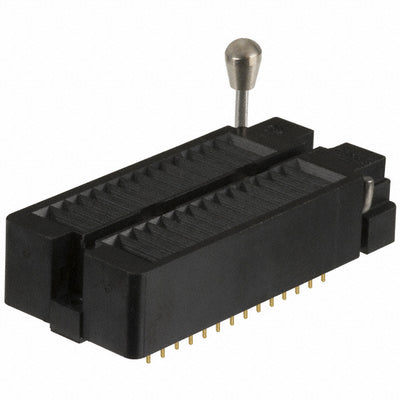 28-6554-11 by Aries Electronics - CONNECTOR IC DIP SOCKET ZIF 28POS GLD