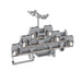 280-549 by WAGO Corporation - TRIPLE-DECK TERMINAL BLOCK; THRO