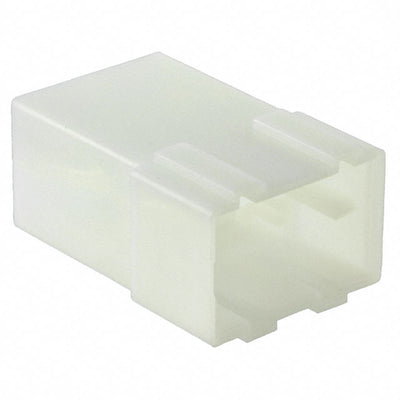 280072 by TE Connectivity AMP Connectors - CONNECTOR MALE TAB HSG 0.375 4POS CLR