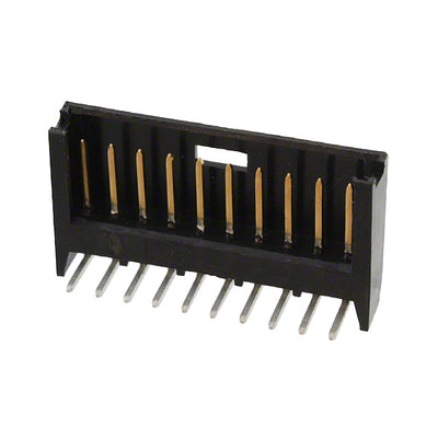 280381-2 by TE Connectivity AMP Connectors - CONNECTOR HEADER R/A 10POS 2.54MM