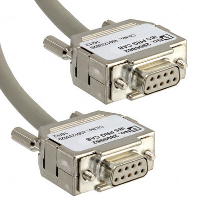 2806862 by Phoenix Contact - CABLE ASSY DB09 SHIELDED GRAY 3M