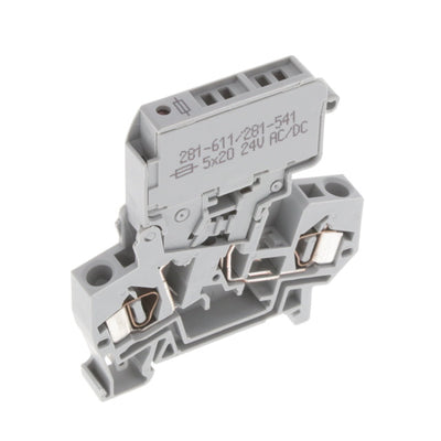 281-611/281-541 by WAGO Corporation - 2-CONDUCTOR FUSE TERMINAL BLOCK;